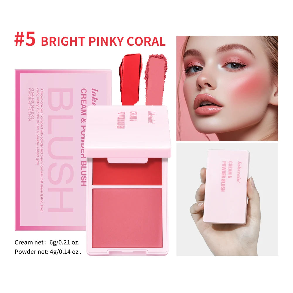 2-in-1 Cream and Powder Blush Palette - 29