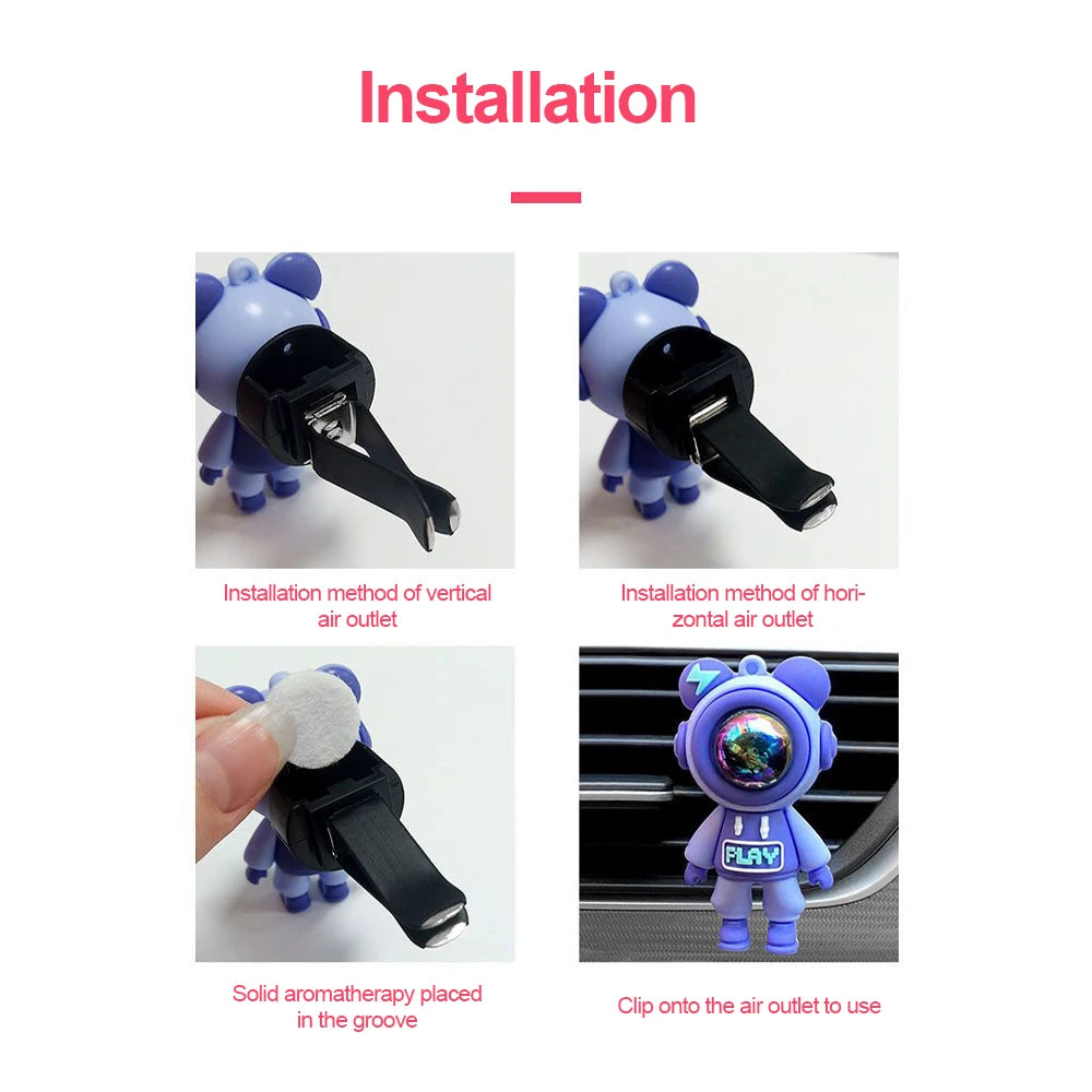 Astronaut Car Air Vent Aromatherapy Diffuser and Ornament