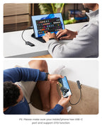 4-Port USB 3.0 Data Hub Splitter for Laptops and Desktop PCs