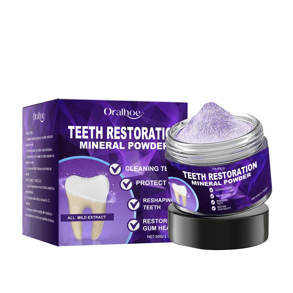 Purple Teeth Whitening and Enamel Restoration Powder