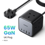 65W GaN Desktop Charging Station and Power Strip