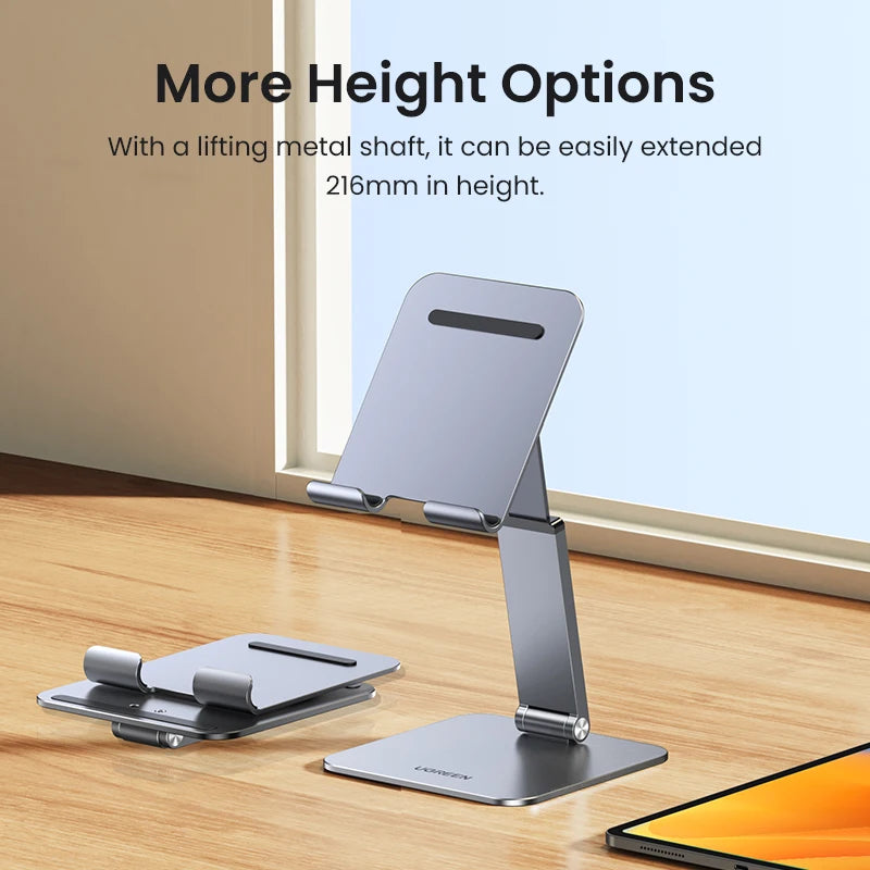 Adjustable Aluminum Desktop Tablet and Phone Stand - 2