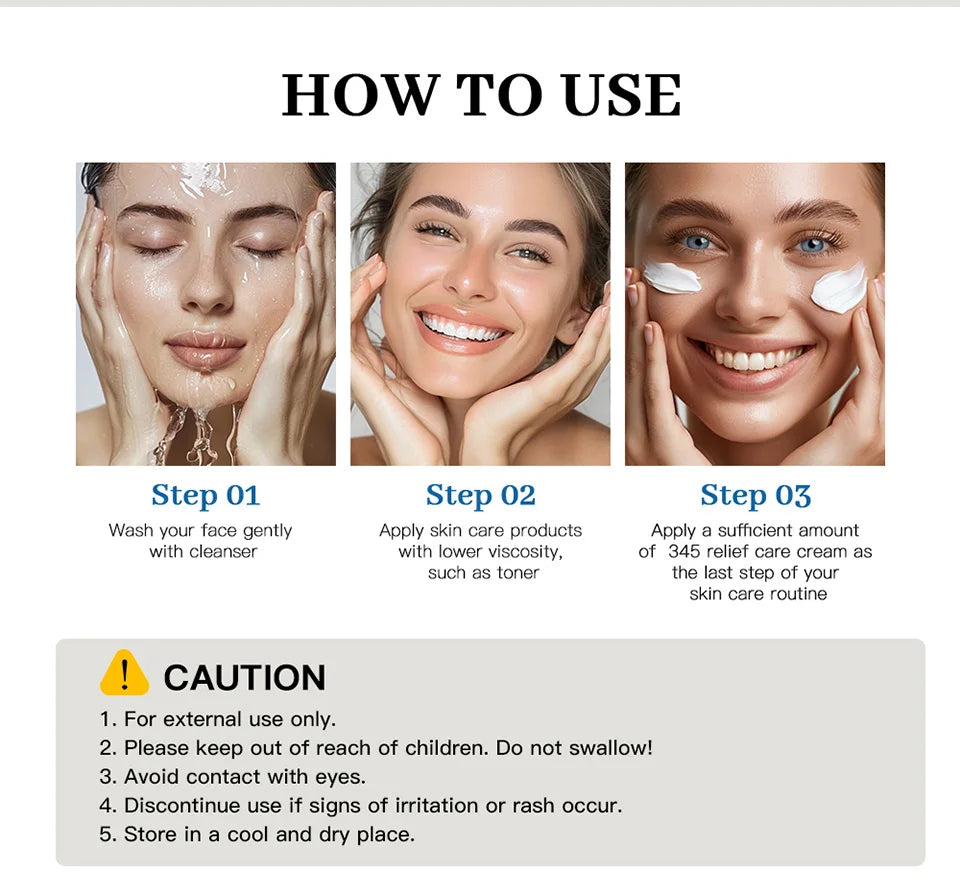 345 Relief Facial Cream for Blemish and Acne Prone Skin