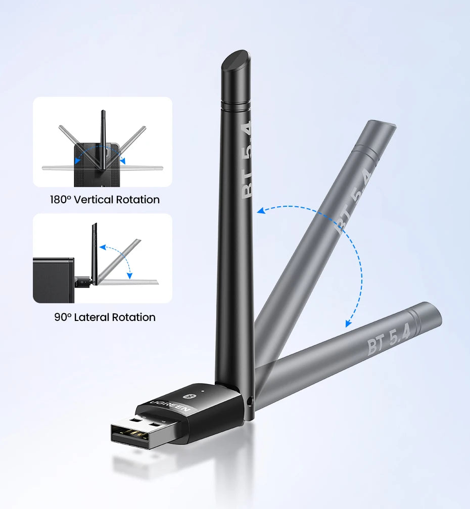 Long Range Bluetooth 5.4 USB Adapter for PC