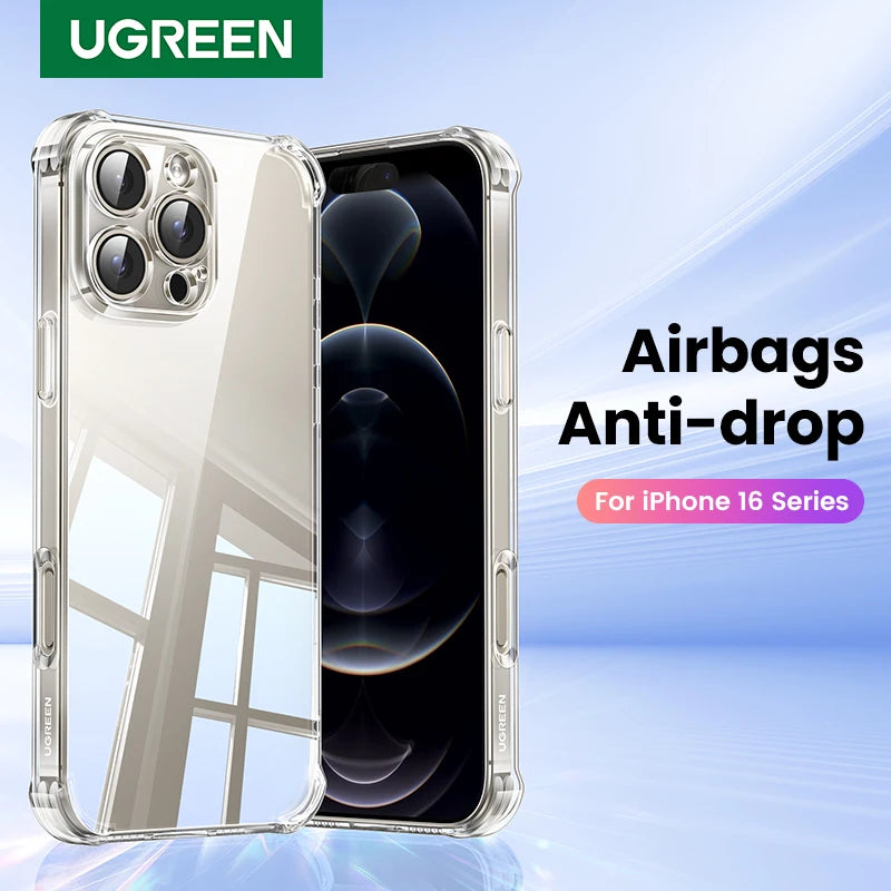 Shockproof Transparent Case for iPhone 16 and 15 Series
