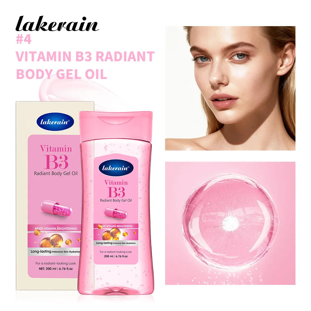 Radiant Cocoa Butter Body Gel Oil for Hydrated Glowing Skin