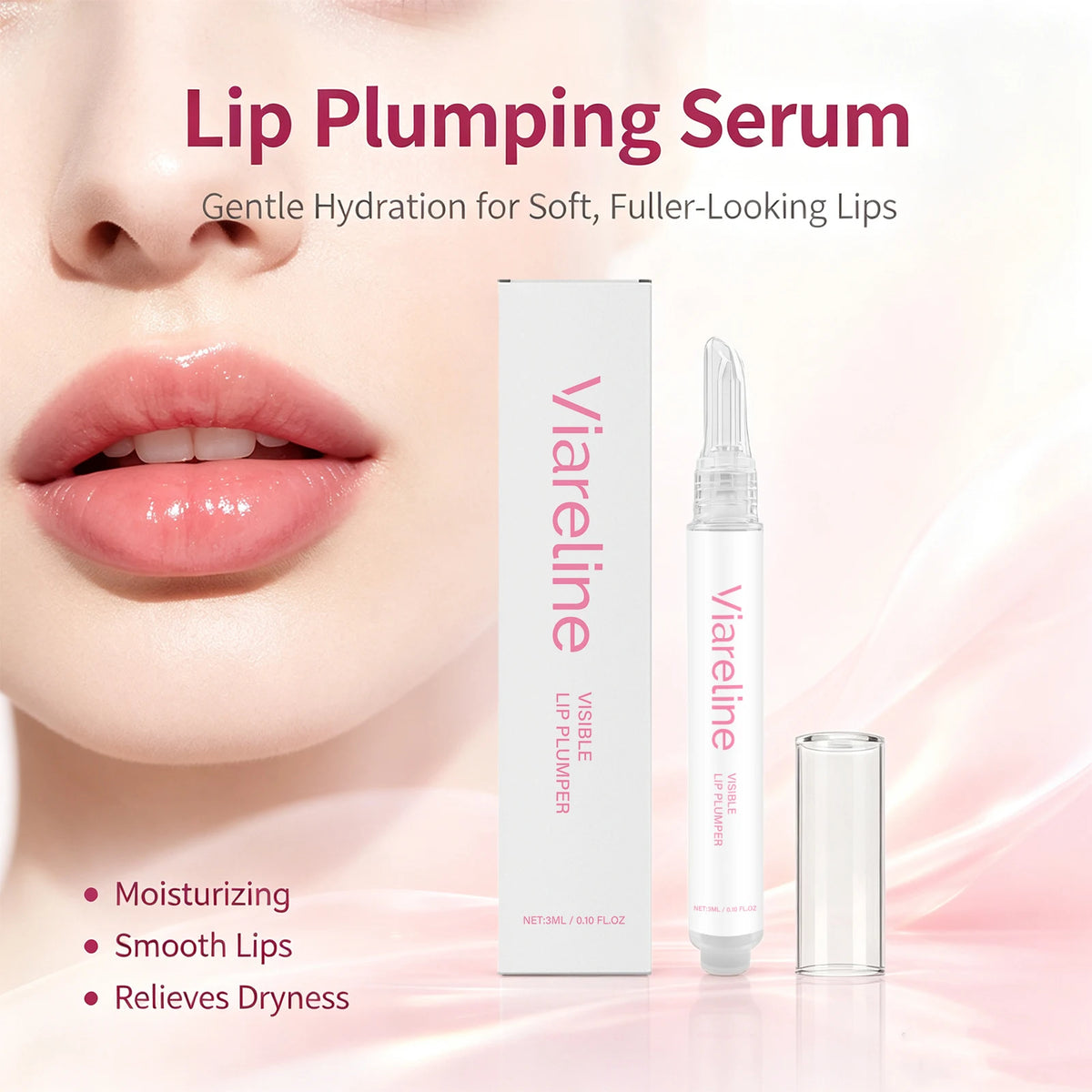 Hydrating Lip Plumper Serum for Smooth Lips