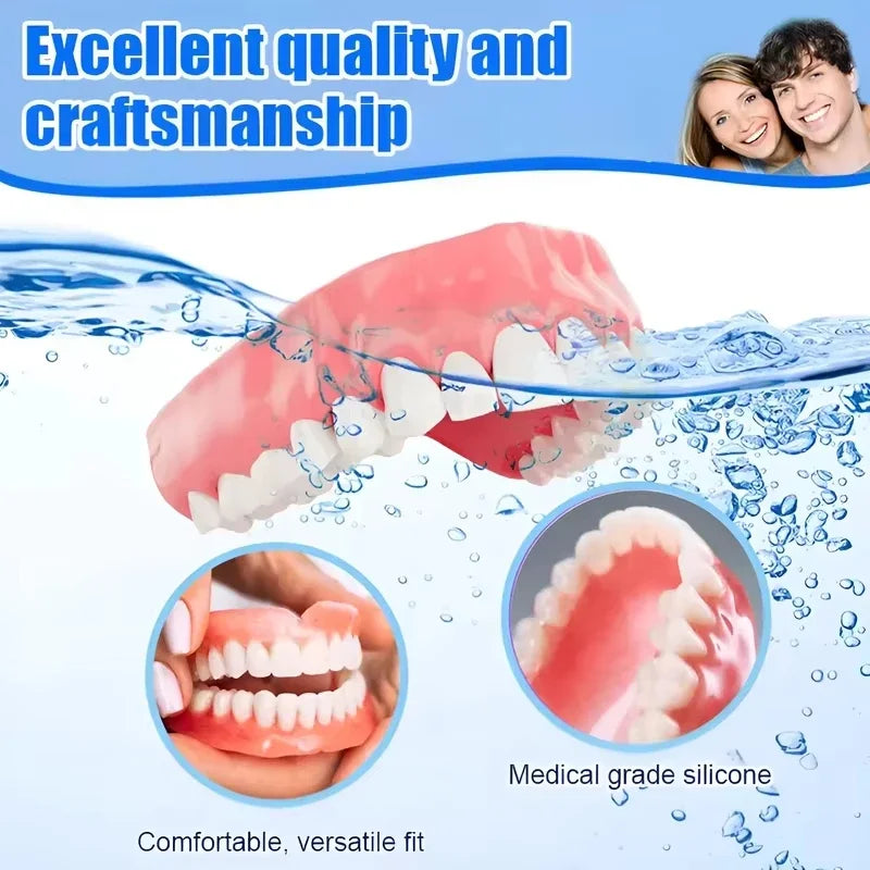 All-in-One Full Mouth Denture and Cleaning Care Kit
