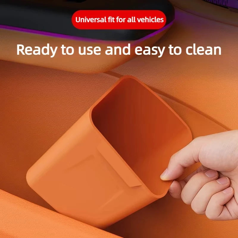 Silicone Car Door Trash Can and Umbrella Holder Organizer