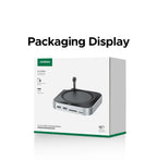 11-in-1 Docking Station with NVMe SSD Enclosure for Mac Mini