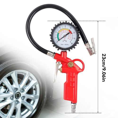 3-in-1 Tire Pressure Gauge and Inflator Tool