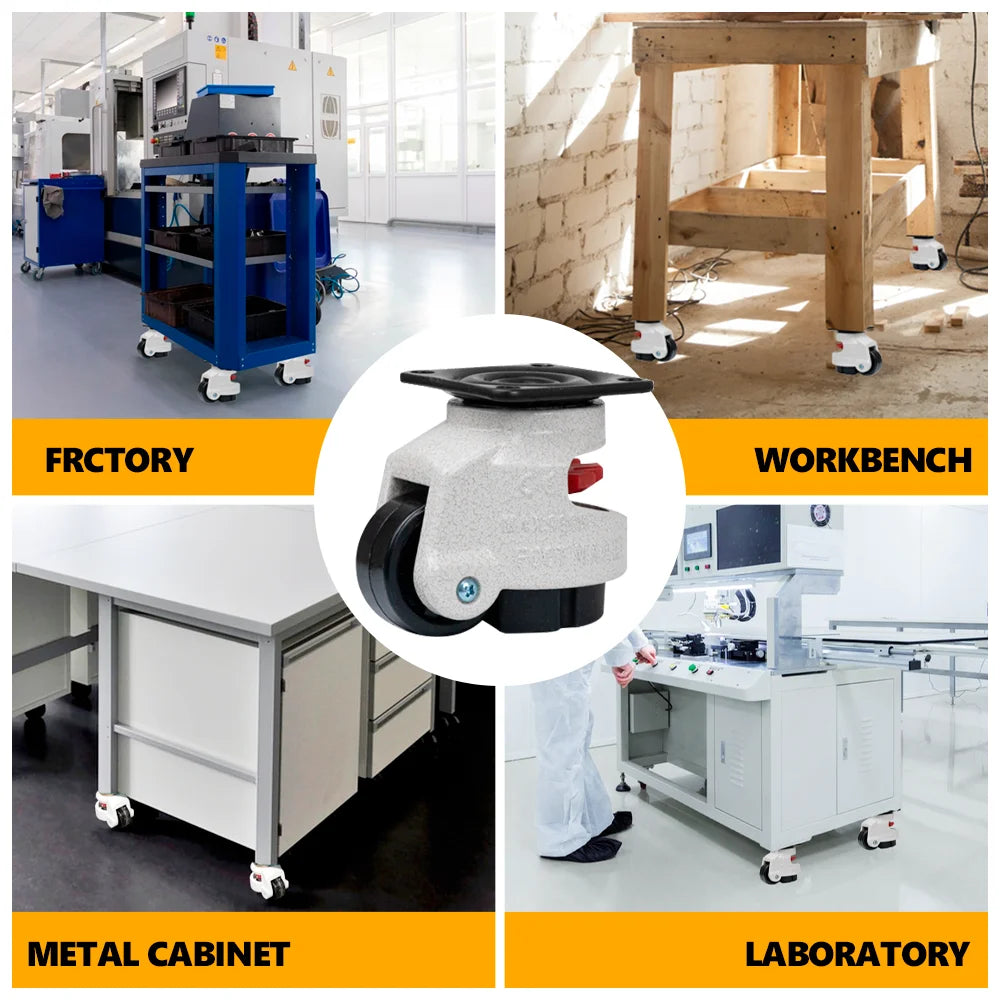 GD-40F Retractable Leveling Casters for Workbenches