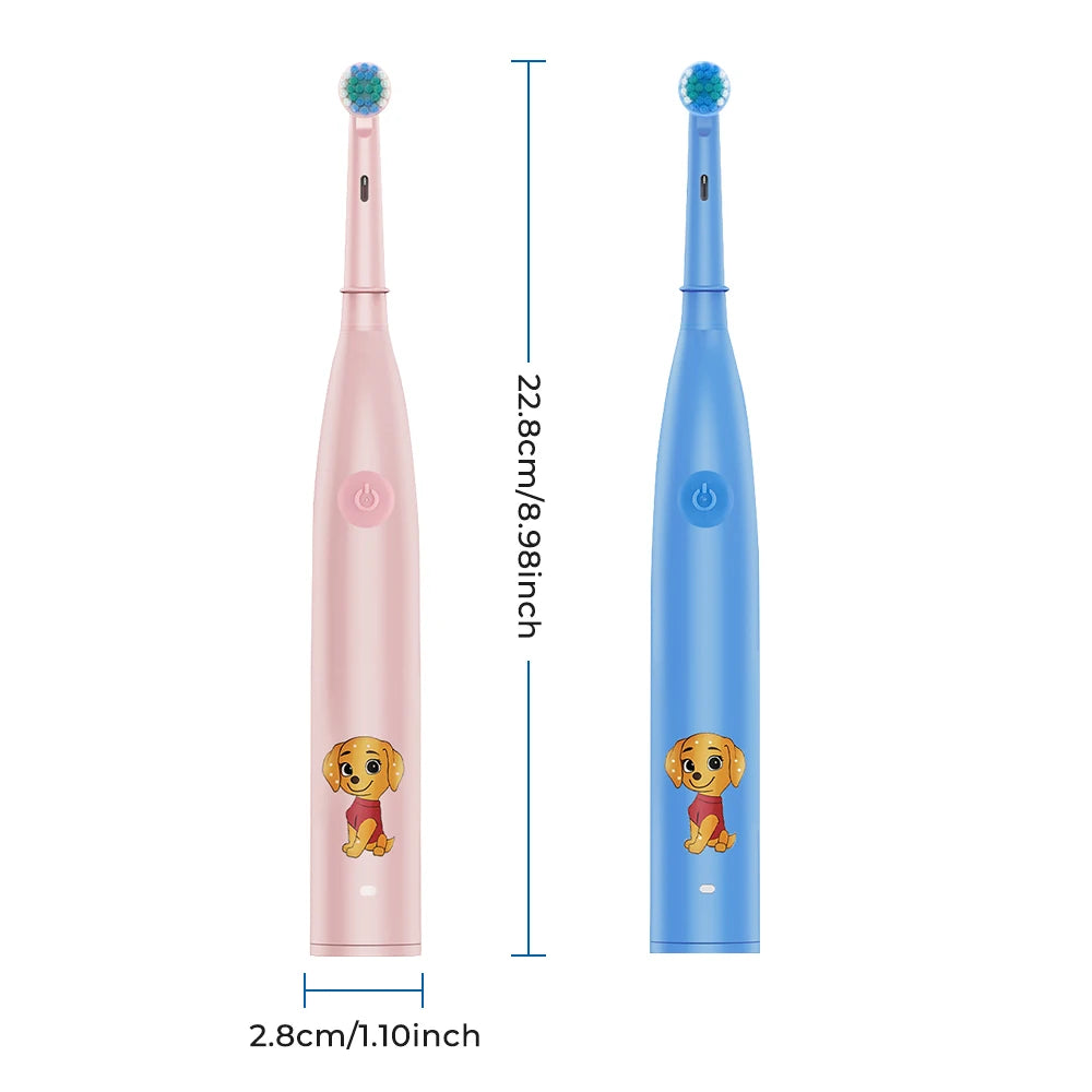 Rechargeable Electric Toothbrush for Kids with 4 Brush Heads - 15