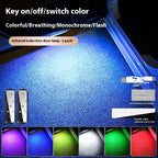 Magnetic LED Car Door Welcome Light with USB Charging and Auto Sensor