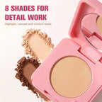 2-in-1 Matte Pressed Powder and Phone Grip with Mirror