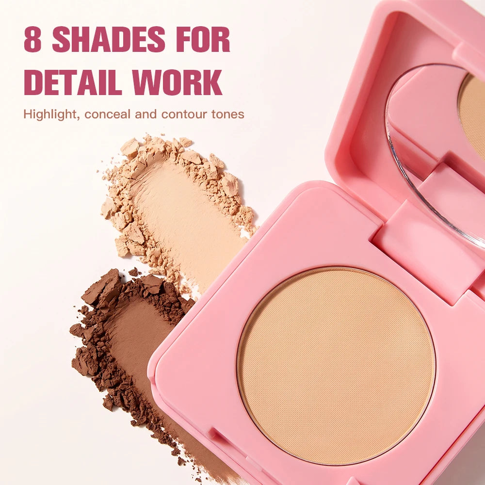 2-in-1 Matte Pressed Powder and Phone Grip with Mirror