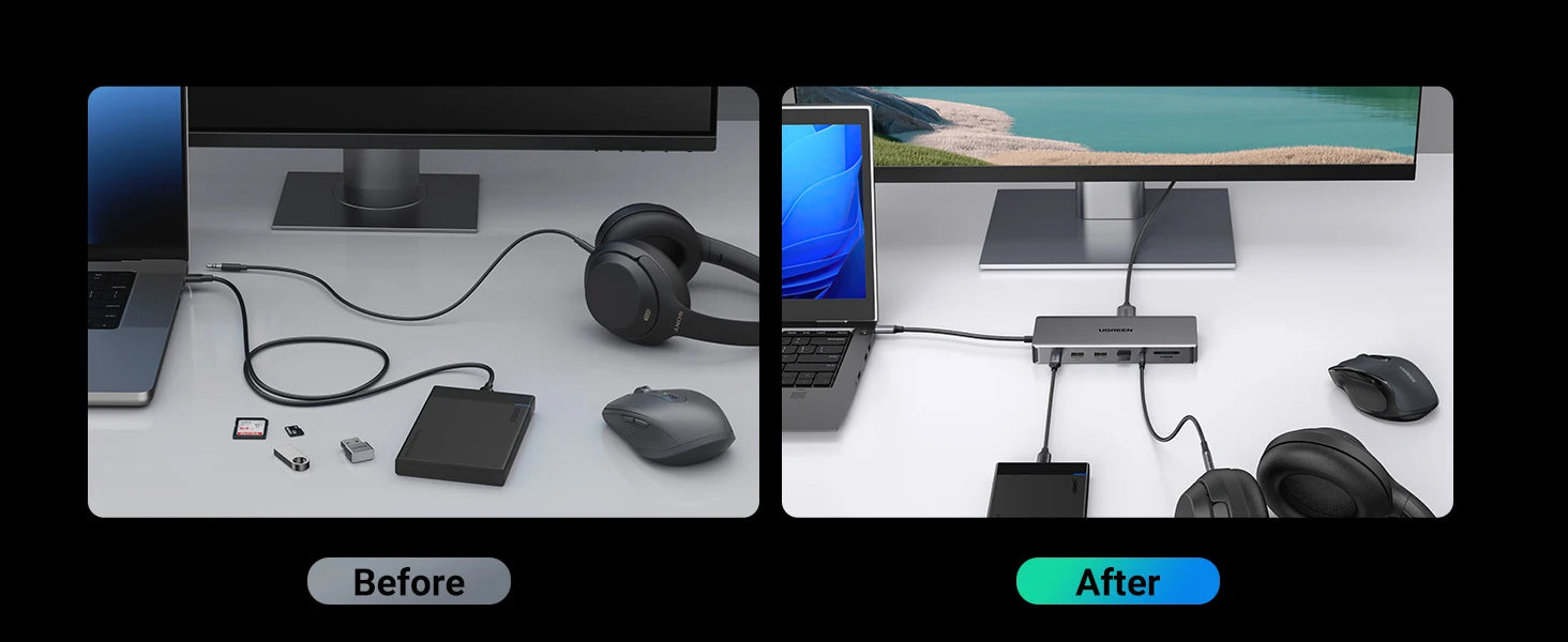 13-in-1 Triple Display USB-C Docking Station with 4K 60Hz HDMI - 21