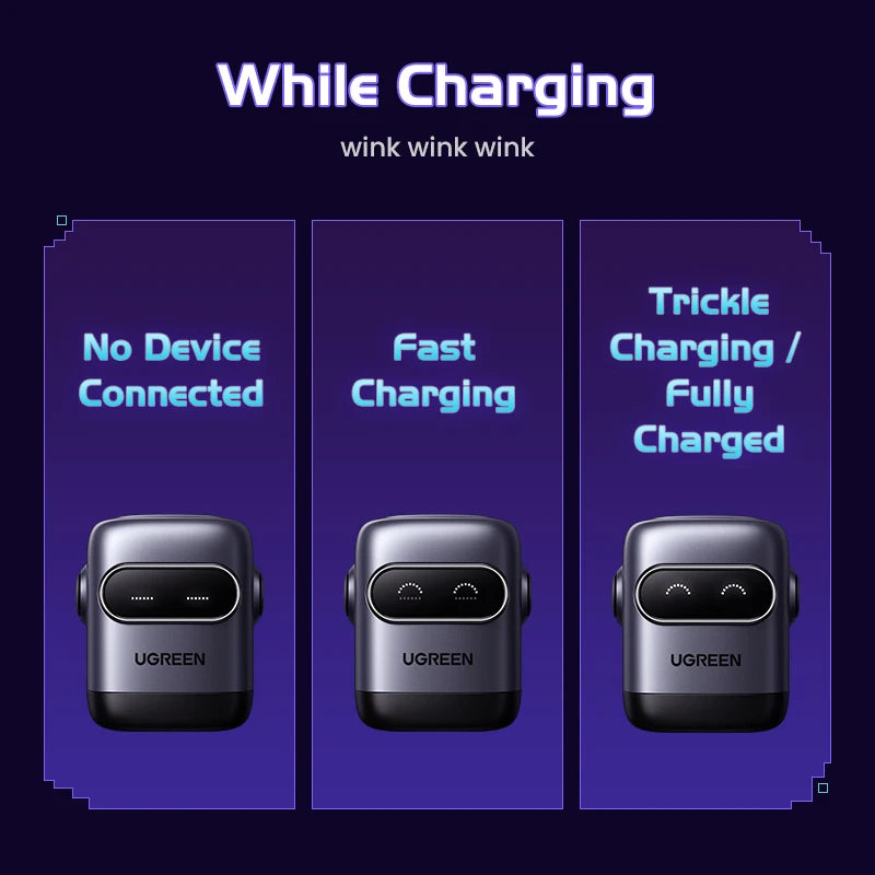 65W GaN Fast Wall Charger with 3 Ports for Laptops and Smartphones
