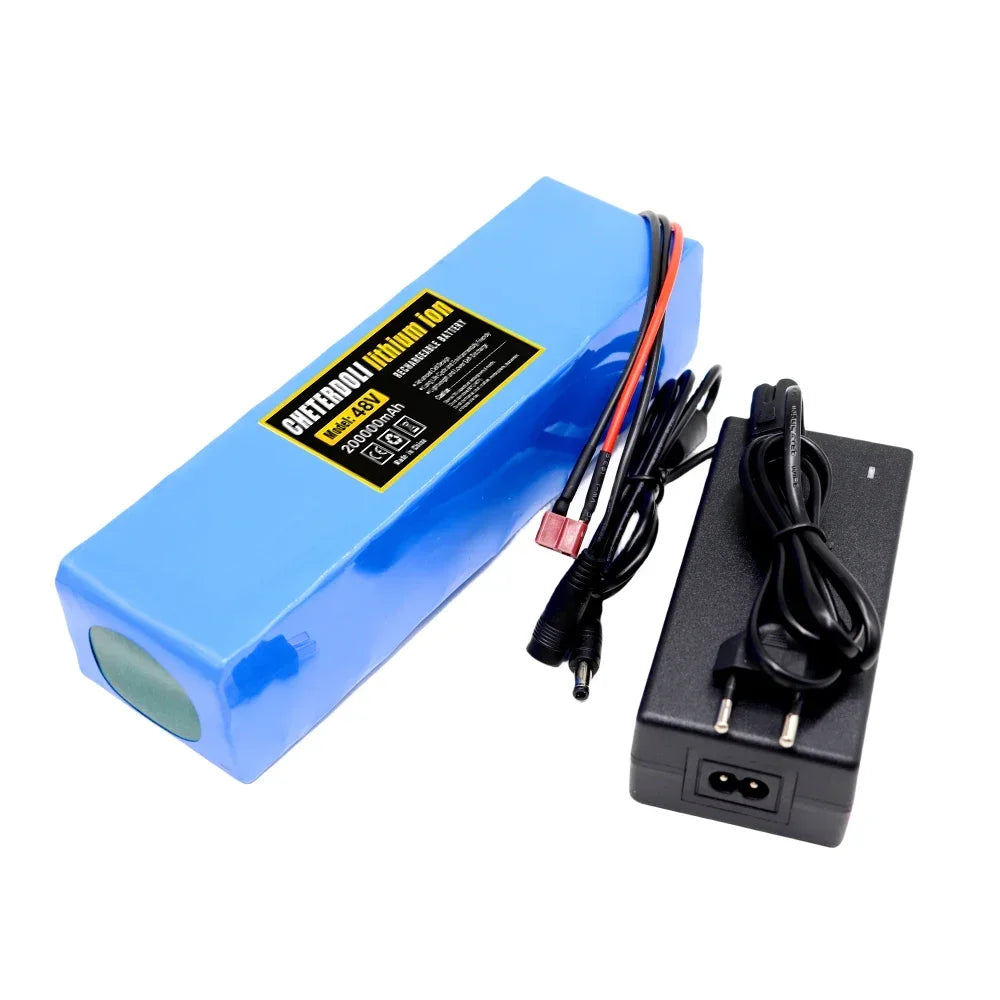 48V 20Ah Lithium-Ion E-Bike Battery Pack with Charger - 6