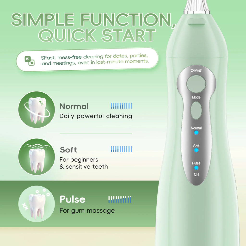 Electric Nasal Irrigation and Water Flosser Combo System