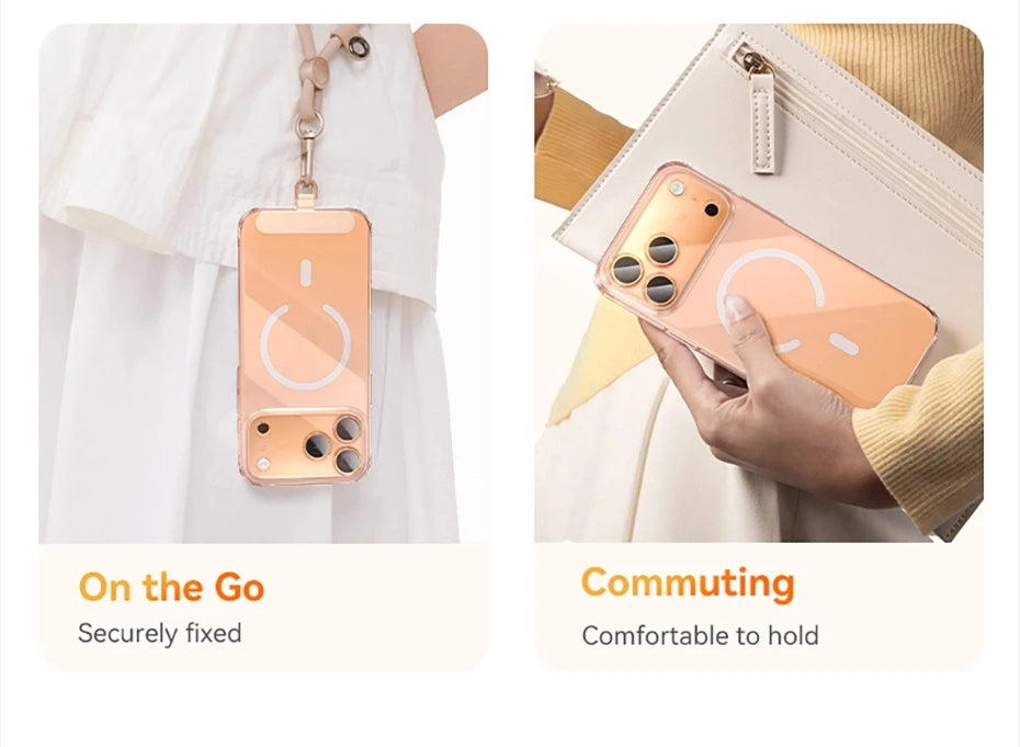 Magnetic Transparent Protective Case for iPhone