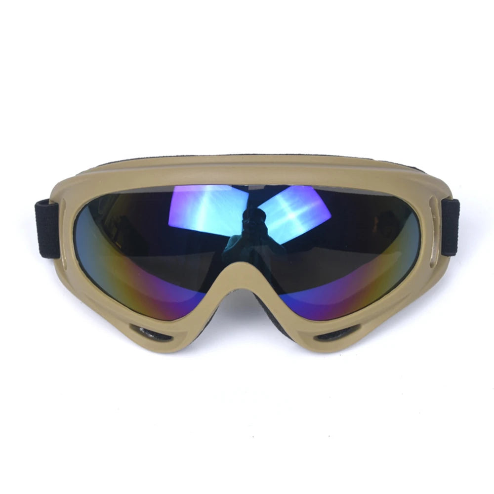 Unisex Windproof Anti Glare Motorcycle Riding and Ski Goggles