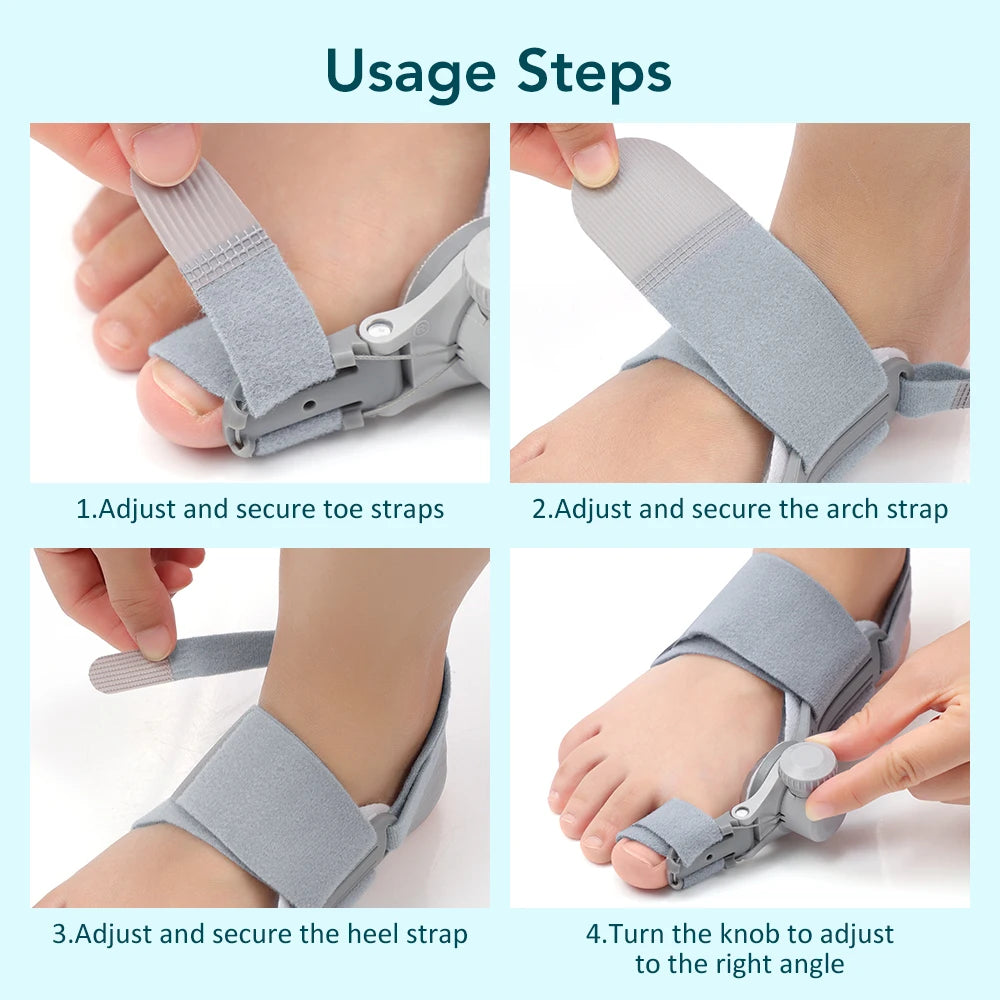 Adjustable Bunion Corrector for Hallux Valgus Support - 19