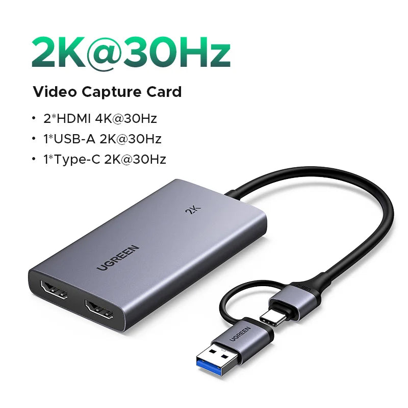 4K HDMI to USB-C Video Capture Card for Live Streaming and Recording - 23