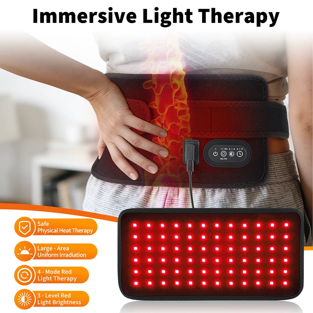 Red Light Therapy Infrared Heating Wrap for Full Body Pain Relief