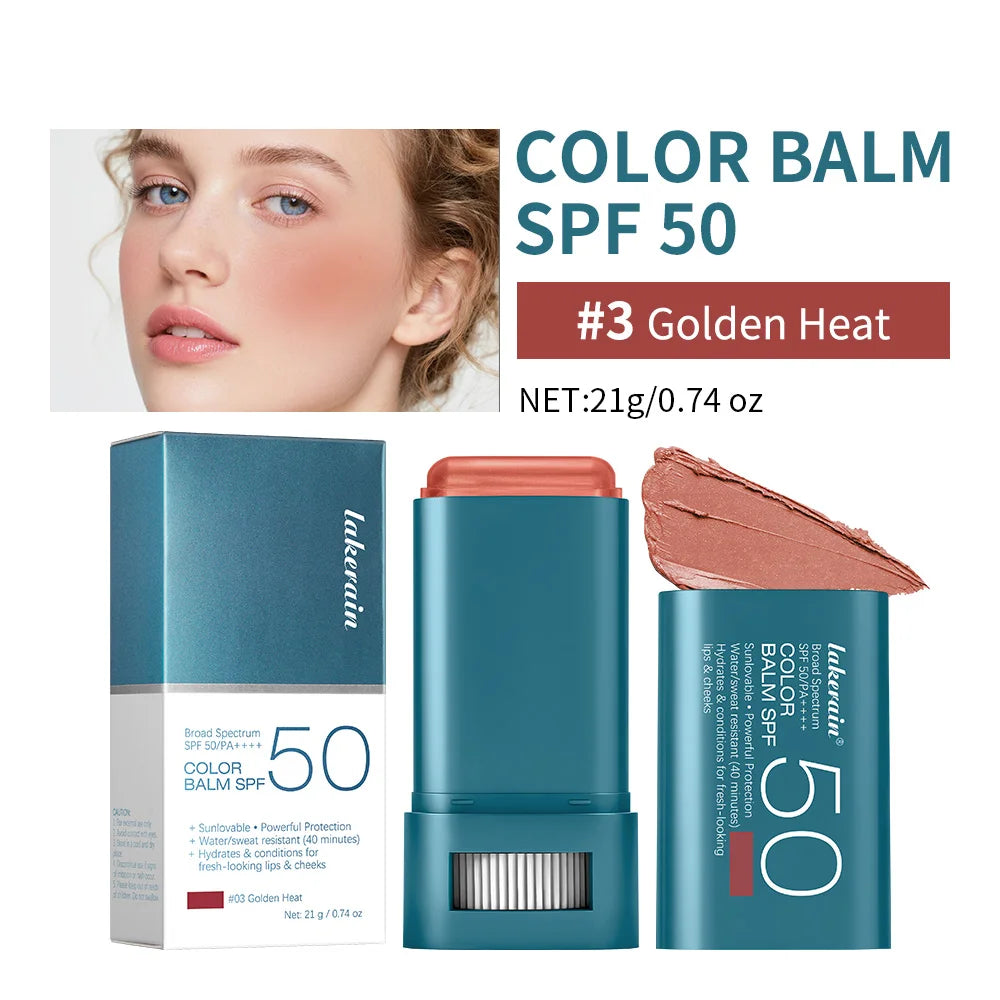 SPF 50 Hydrating Tinted Blush Balm Stick