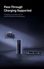 200W 25000mAh Fast Charging Power Bank with Retractable Cables