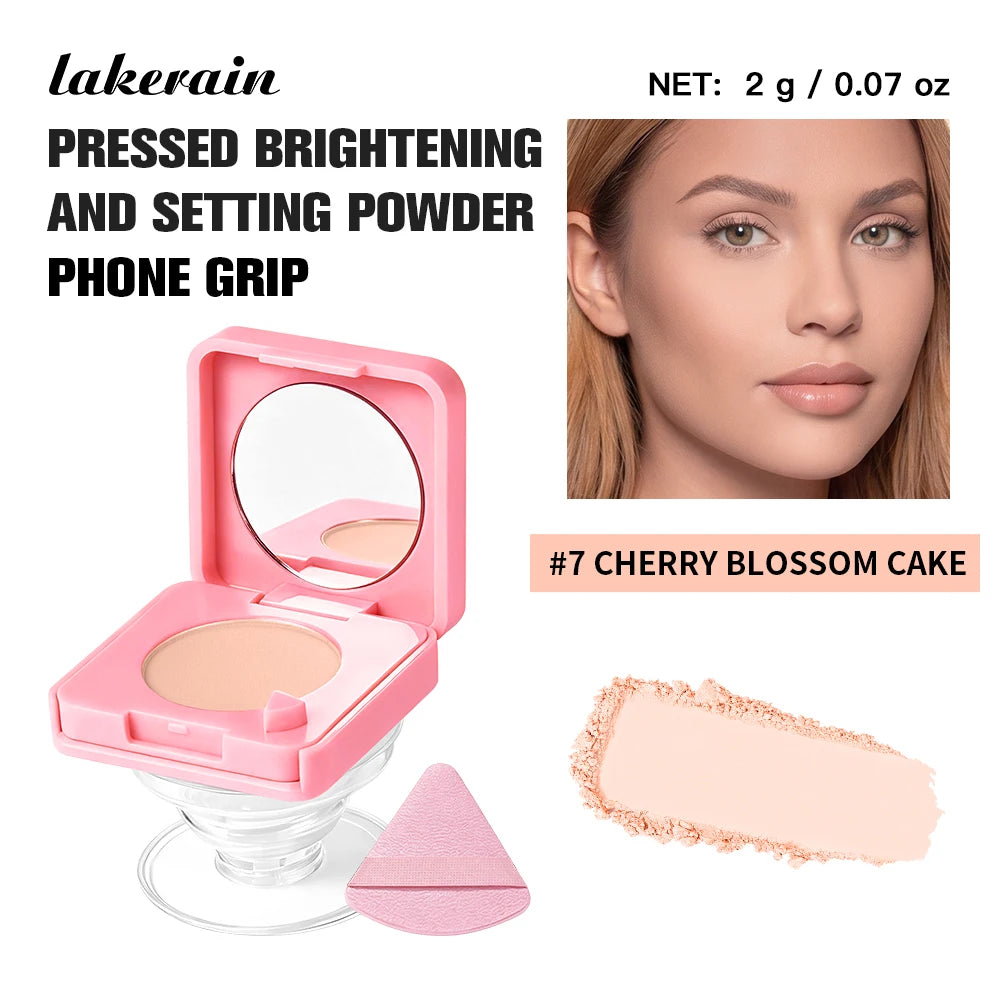 Matte Pressed Setting Powder with Mirror and Phone Grip