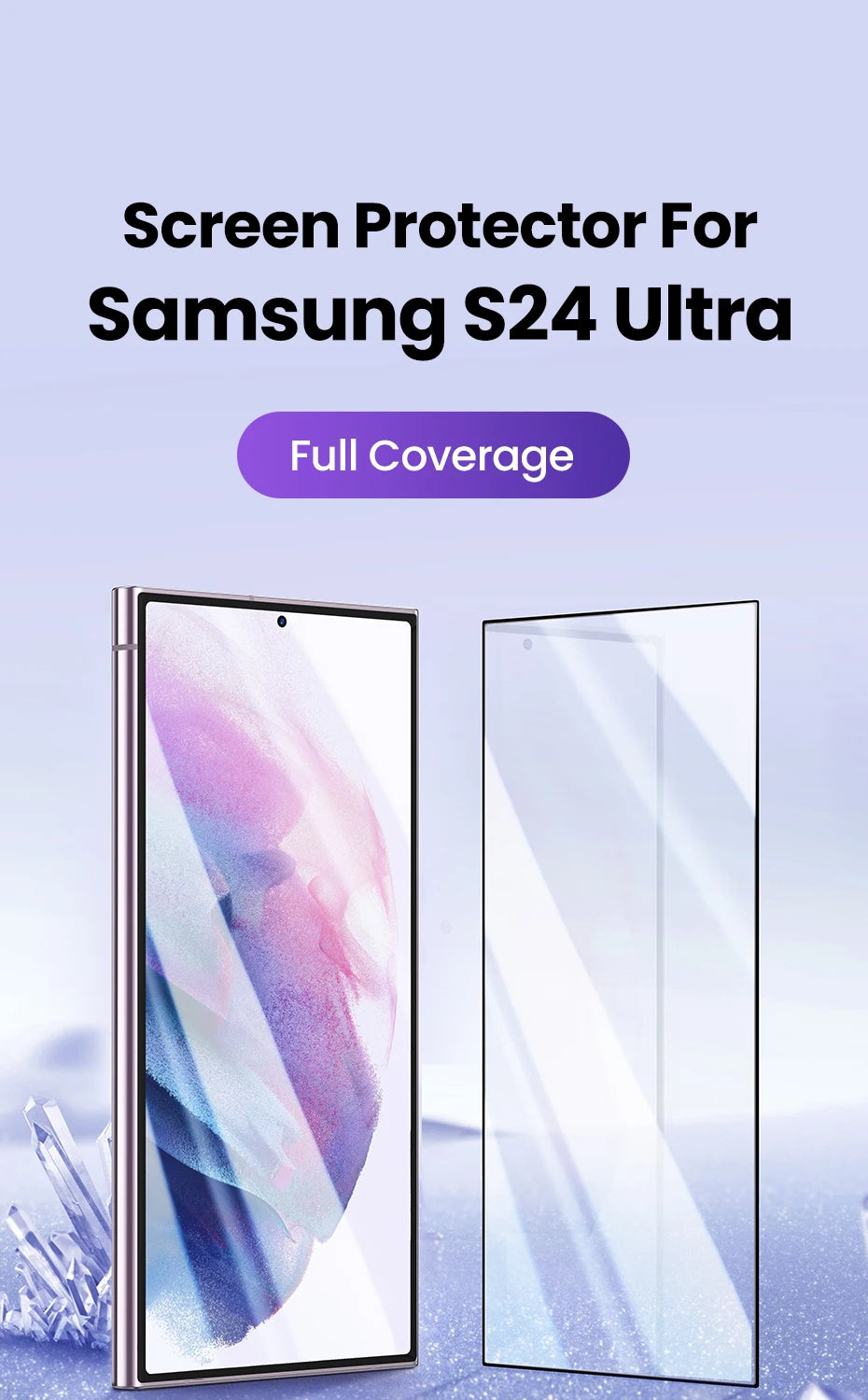 Tempered Glass Screen Protector for Samsung Galaxy S25/S24 Ultra