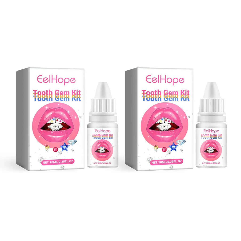 Professional DIY Tooth Gem Kit with UV Light