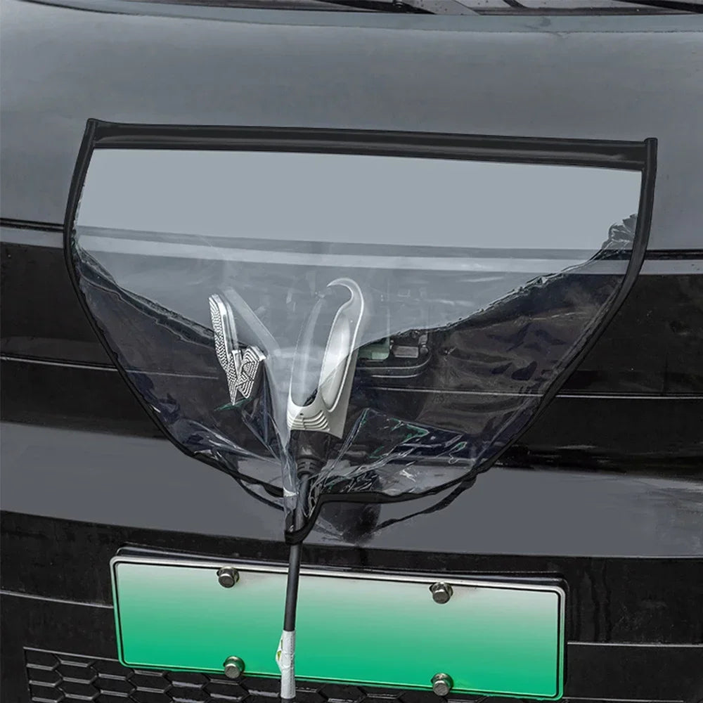 Universal EV Charging Port Rainproof Dustproof Cover with Magnetic Strip