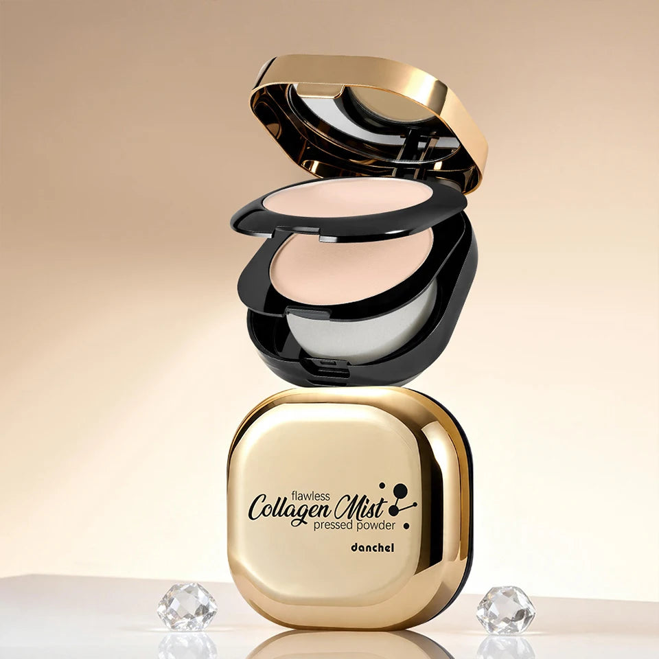 Double Layer Oil Control Pressed Powder for Matte Finish