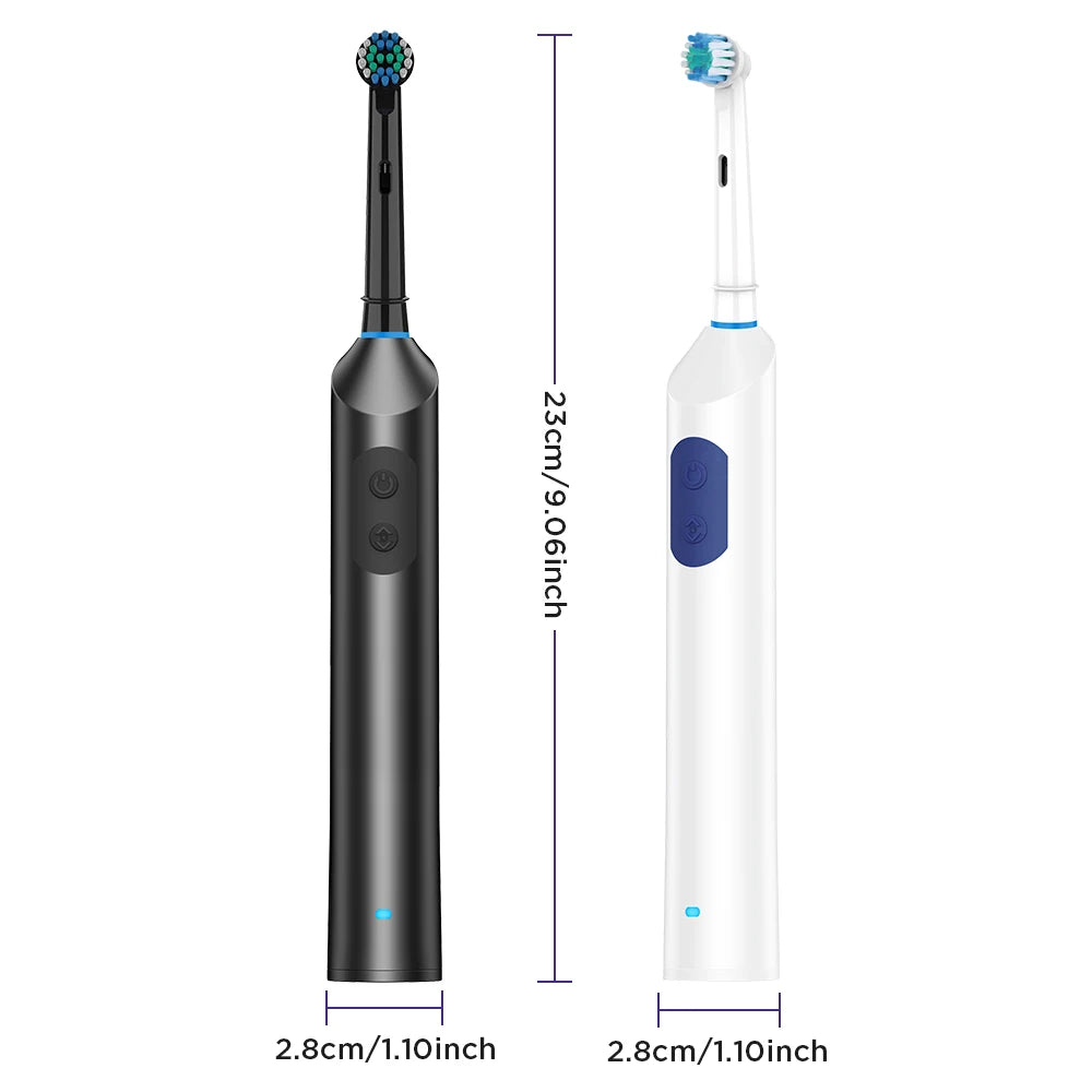 Rechargeable Electric Toothbrush with 5 Modes and 4 Brush Heads - 15