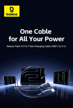 140W 2-in-1 USB-C Fast Charging Data Cable