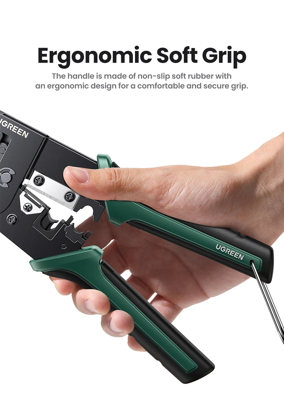 RJ45 Ethernet Cable Crimping Tool for CAT5/6/7/8