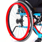 Non-Slip Silicone Wheelchair Hand Rim Covers for 24-Inch Wheels