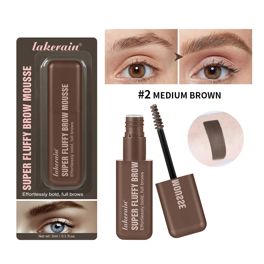 Waterproof Volumizing Eyebrow Mousse for Fluffy Brows