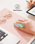 Slim Rechargeable Wireless Mouse with Bluetooth and 4000 DPI