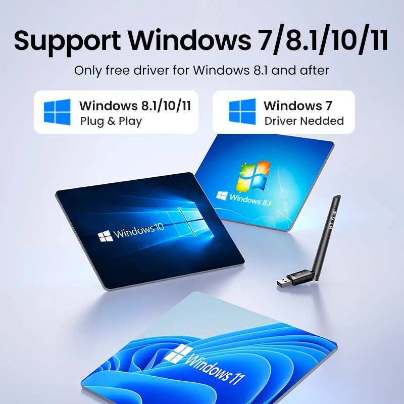 USB Bluetooth 5.4 Adapter for PC Wireless Connectivity