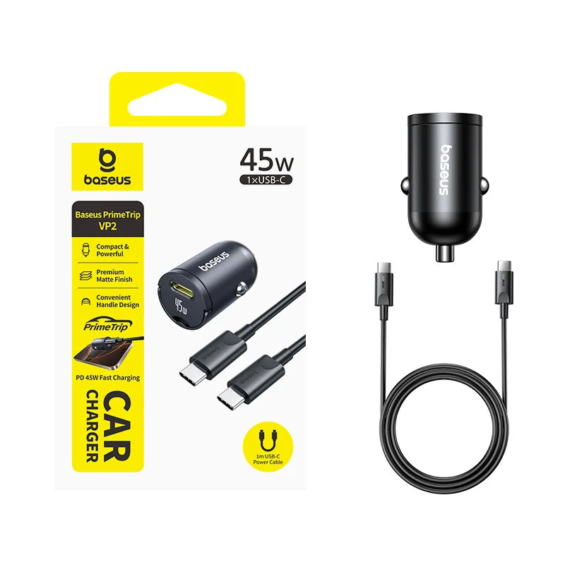 45W Fast Car Charger with Type-C Output