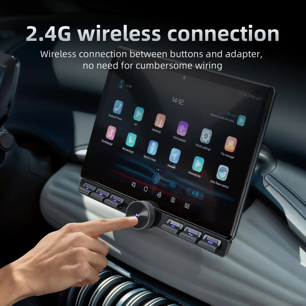 Wireless Multimedia Steering Wheel Control Button for Car Navigation