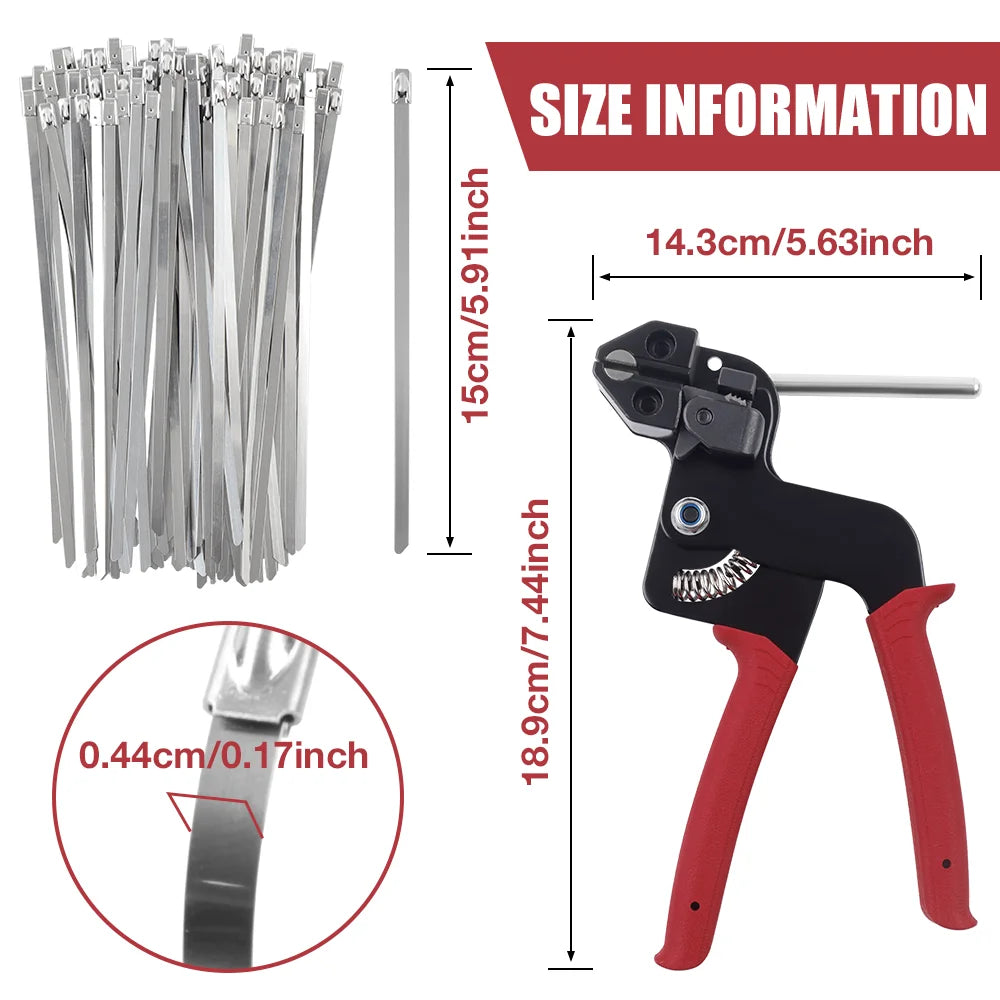 Heavy Duty Stainless Steel Cable Tie Tensioning Tool