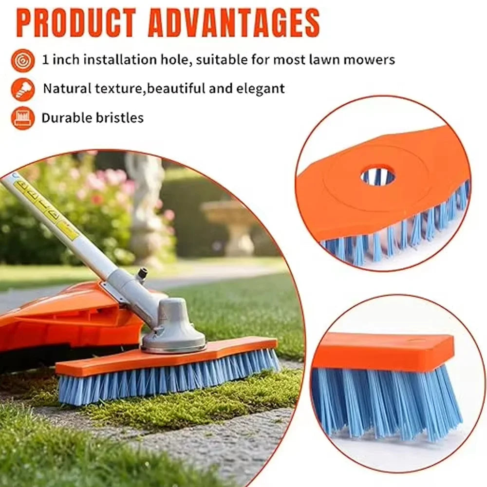 12-Inch Nylon Outdoor Surface Cleaning Brush for Trimmers