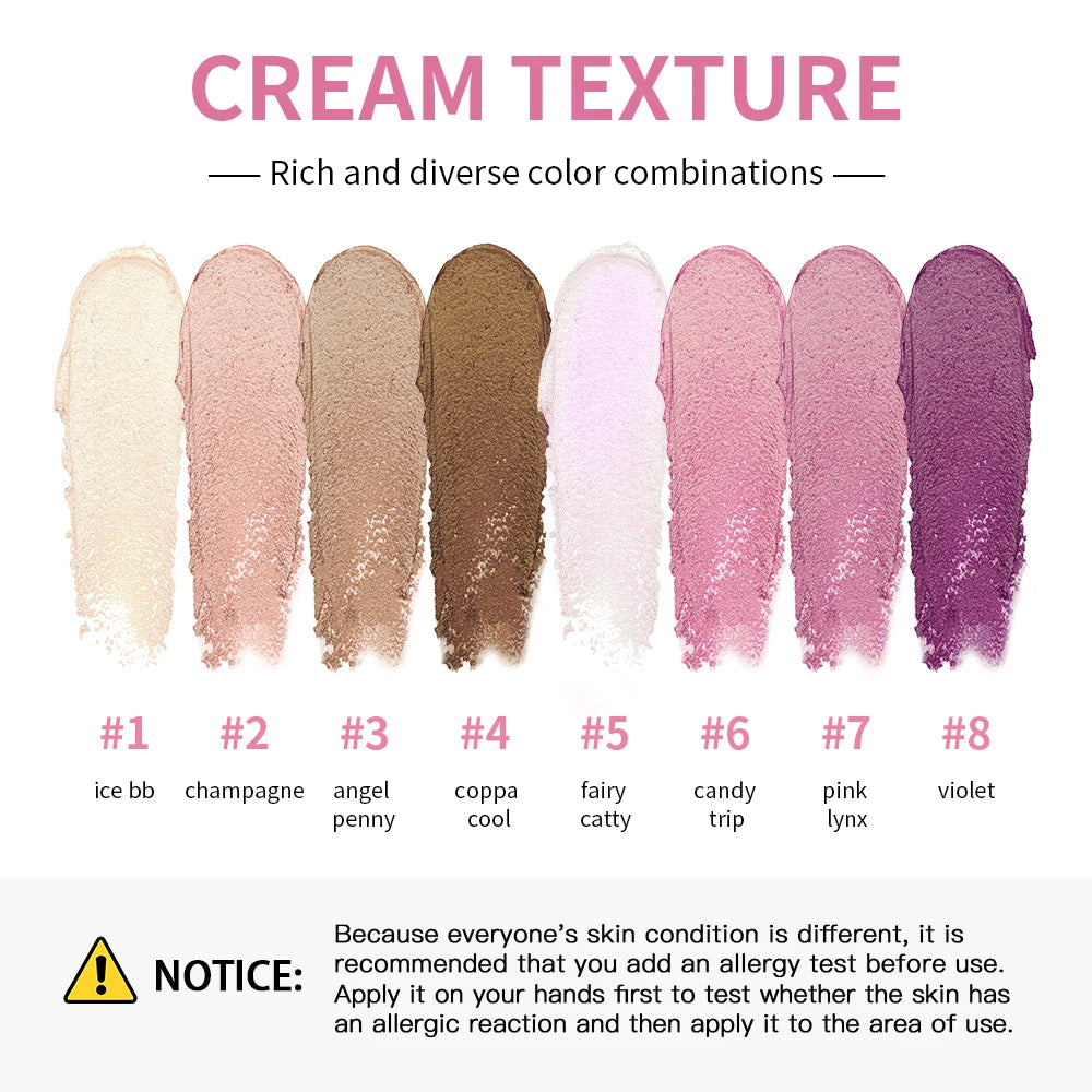 Cream Highlighter and Contour Palette - 4