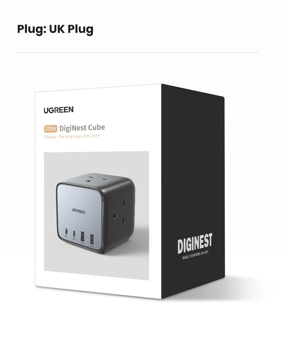 65W GaN Desktop Charging Station and Power Strip