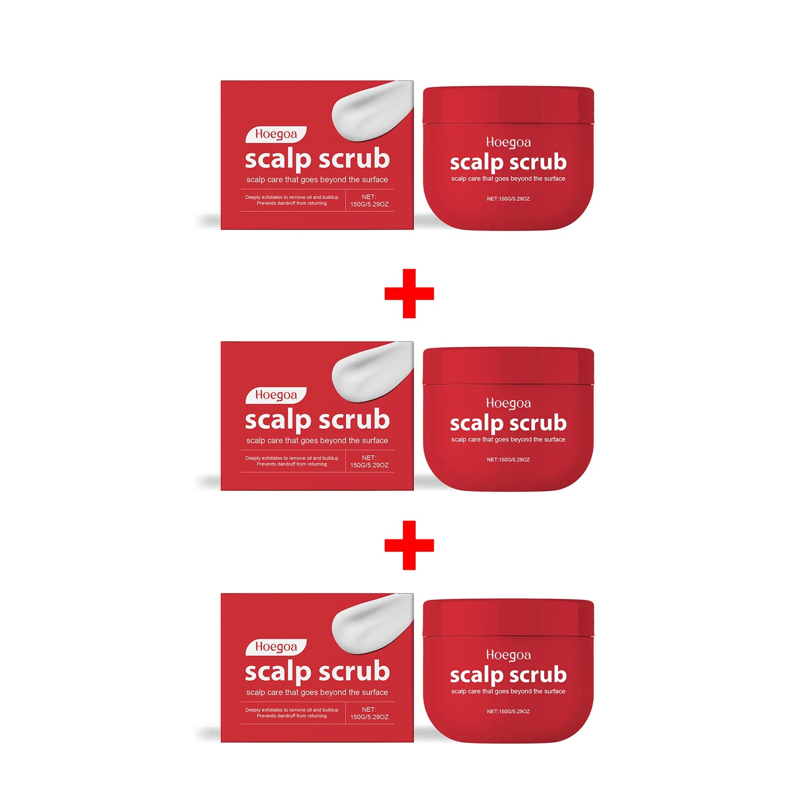 Deep Cleansing Exfoliating Scalp Scrub for Dandruff and Oily Hair - 15